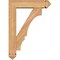 Ekena Millwork Balboa Arts and Crafts Smooth Bracket w/ Offset Brace, Western Red Cedar, 5 1/2"W x 20"D x 28"H BKT0604X20X28BOA03SWR - alternate 3